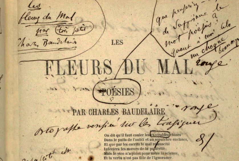 (POESIE) Baudelaire – Les Fleurs du Mal