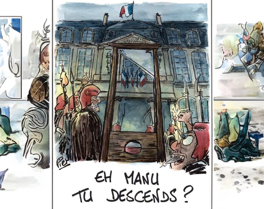 Macron temporise, la pression monte, ca va péter ..